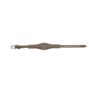 Watch strap Fossil JR1333 / Silver Tone Ran Leather Beige 9mm