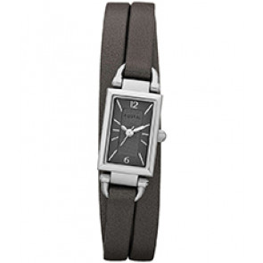 Watch strap Fossil JR1371 Leather Grey 8mm