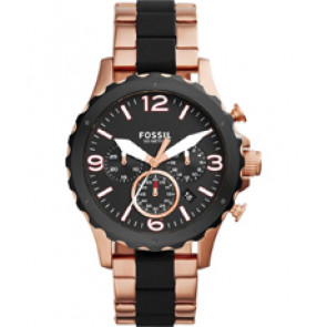 Watch strap Fossil JR1500 Stainless steel Multicolor 22mm