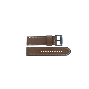 Watch strap Fossil JR1524 Leather Brown 24mm