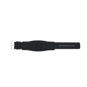 Watch strap Fossil JR8214 Leather Black 22mm