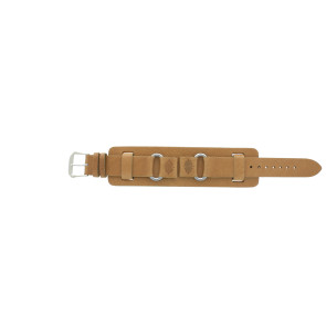 Watch strap Fossil JR8300 Leather Brown 16mm