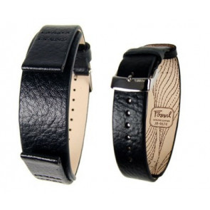 Watch strap Fossil JR9674 Leather Black