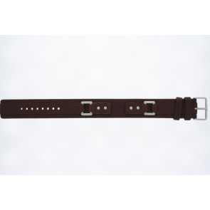 Watch strap Fossil JR9972 Leather Brown