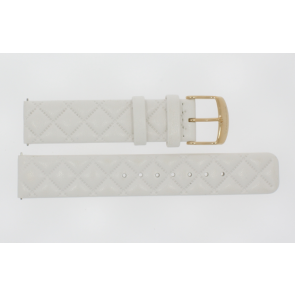Watch strap Smartwatch Festina F50002/1 / BC10977 Leather White 18mm