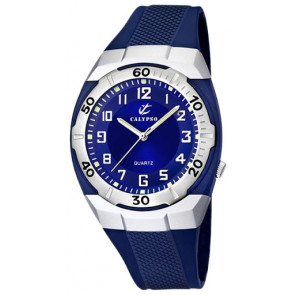 Watch strap Calypso K5214.3 Rubber Blue