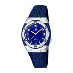 Watch strap Calypso K5215-3 Rubber Blue 14mm