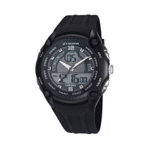 Watch strap Calypso K5587-1 / K5587-2 / K5587-3 / K5587-4 Rubber Black 21mm