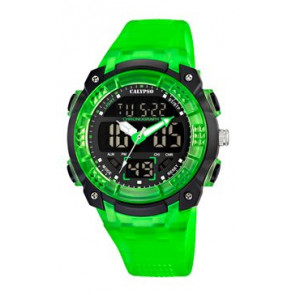 Watch strap Calypso K5601-3 Rubber Green