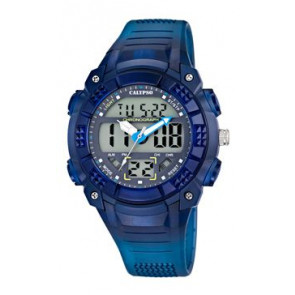 Watch strap Calypso K5601-7 Rubber Blue