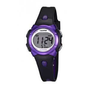 Watch strap Calypso K5609-5 Rubber Black