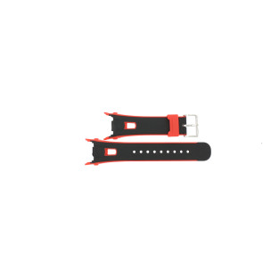 Watch strap Calypso K5610-5 Plastic Red 22mm