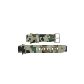 Watch strap Calypso K5681-3 Plastic Camouflage 21mm