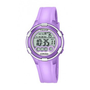 Watch strap Calypso K5692-8 Plastic Purple 12mm