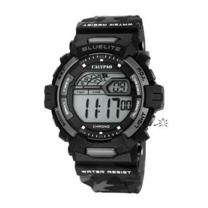 Watch strap Calypso K5693-4 Plastic Black 27mm