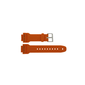 Watch strap Calypso K5694-4 Plastic Orange 18mm