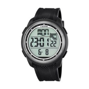 Watch strap Calypso K5704-8 Plastic Black 24mm