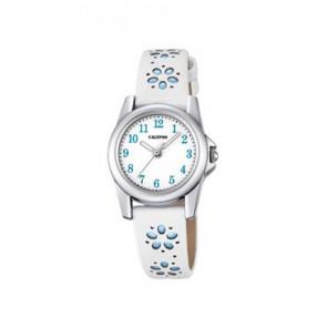 Watch strap Calypso K5712-4 Leather White