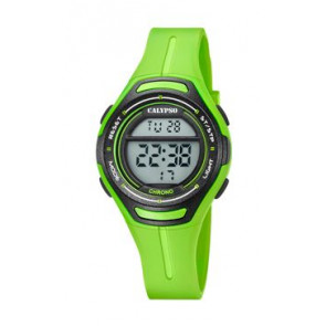Watch strap Calypso K5727-6 Silicone Green