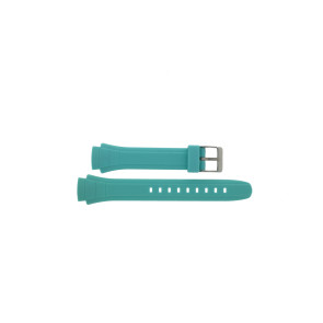 Watch strap Calypso K5728-4 Plastic Turquoise 16mm