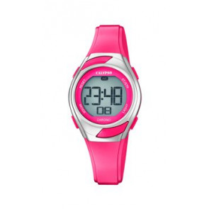 Watch strap Calypso K5738-4 Rubber Pink