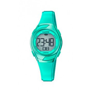 Watch strap Calypso K5738-5 Rubber Turquoise