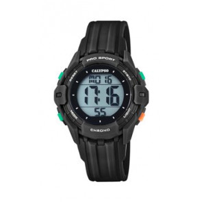 Watch strap Calypso K5740-6 Plastic Black 20mm