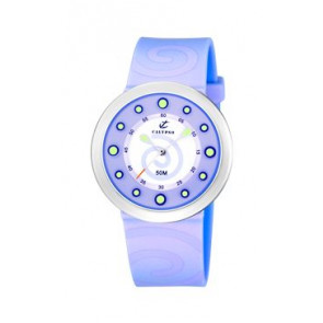 Watch strap Calypso K6051-3 Rubber Purple