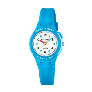 Watch strap Calypso K6069-2 Plastic Light blue
