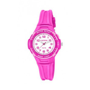 Watch strap Calypso K6070-5 Rubber Pink