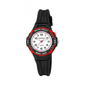 Watch strap Calypso K6070-6 Rubber Black