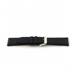 Watch strap Universal I135 Leather Black 24mm