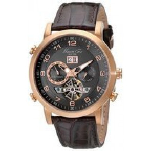 Watch strap Kenneth Cole KC1957 Leather Brown 19mm