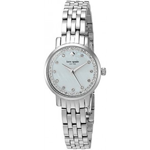 Kate Spade New York watch strap KSW1241 / MINI MONTEREY Metal Silver