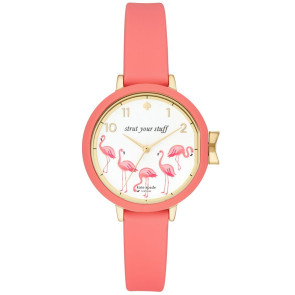 Watch strap Kate Spade New York KSW1444 Silicone Red