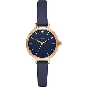 Watch strap Kate Spade New York KSW9004 Leather Blue 10mm