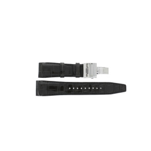 Watch strap Seiko 7X52-0AK0 / SAS038J1 / L0BG012J9 Crocodile skin Grey 24mm