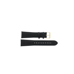 Watch strap Seiko SWR052P1 / 4N30-00G0 / L0CZ012K0 Leather Black 23mm
