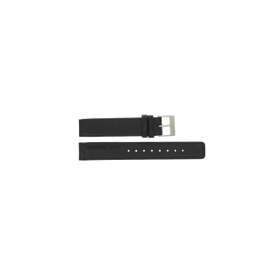 Watch strap Rolf Cremer LB098.01 / Spirale II Leather Black 16mm