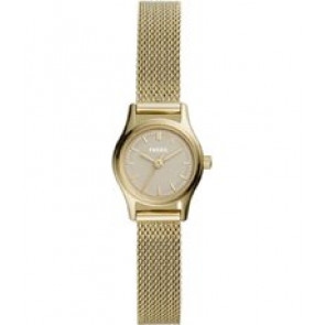 Watch strap Fossil LE1050 Steel Gold toned 10mm