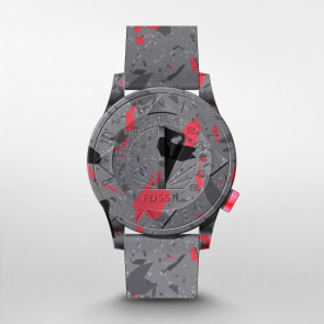 Watch strap Fossil LE1144 Silicone Multicolor 22mm