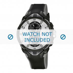 Lotus watch strap 18107/1 Plastic Black 27mm