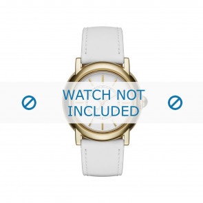 Watch strap Marc by Marc Jacobs MJ1449 Leather White 18mm