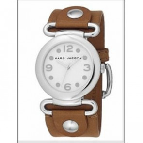 Marc by Marc Jacobs watch strap MBM1062 Leather Light brown