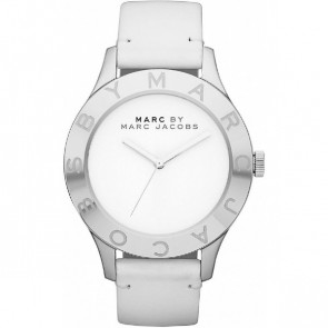 Watch strap Marc by Marc Jacobs MBM1099 Leather White 18mm