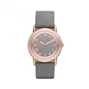 Watch strap Marc by Marc Jacobs MBM1184 Leather Grey 18mm