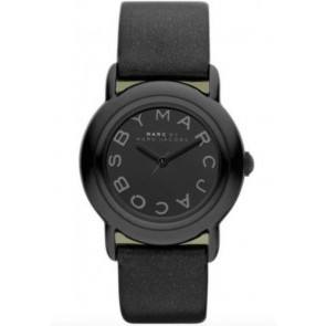Watch strap Marc by Marc Jacobs MBM1186 Leather Black 18mm