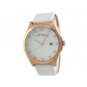 Watch strap Marc by Marc Jacobs MBM1212 Leather White 20mm