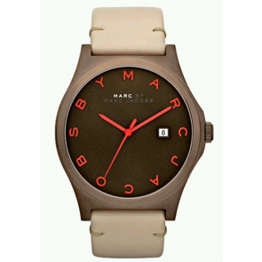 Watch strap Marc by Marc Jacobs MBM1215 Leather Beige 20mm