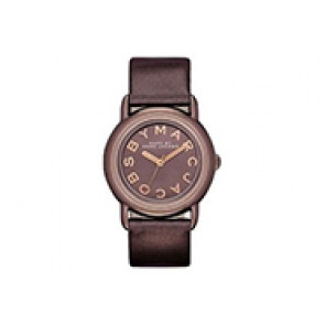 Watch strap Marc by Marc Jacobs MBM1222 Leather Brown 18mm
